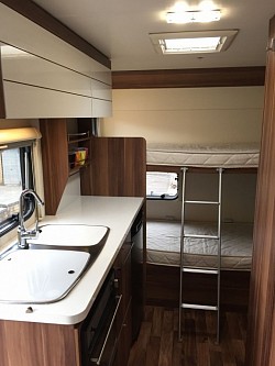 Two bunks at rear